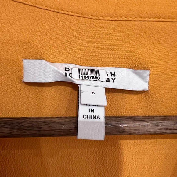 Derek Lam 10 Crosby Saffron Tiered Sleeveless V-neck Silk-blend Mini Dress, 6 - Picture 4 of 15